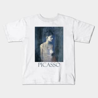 Girl in a Chemise by Pablo Picasso Kids T-Shirt